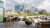 A picture of the bpx office rooftop patio, overlooking the Denver, Colorado, skyline